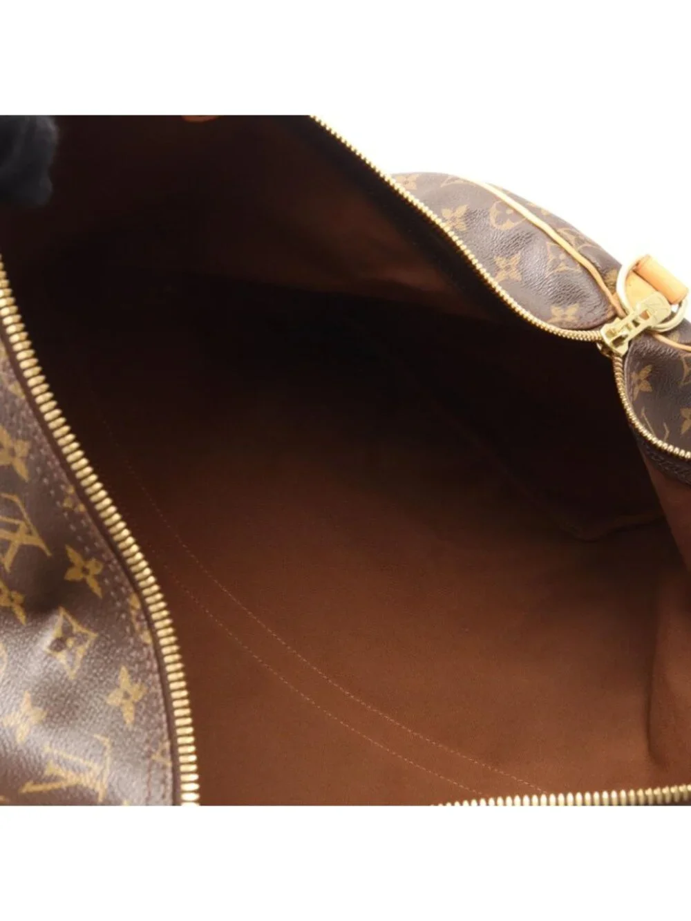 Louis Vuitton Boston Bag Keepall Bandouliere 55 2-Way Canvas Leather